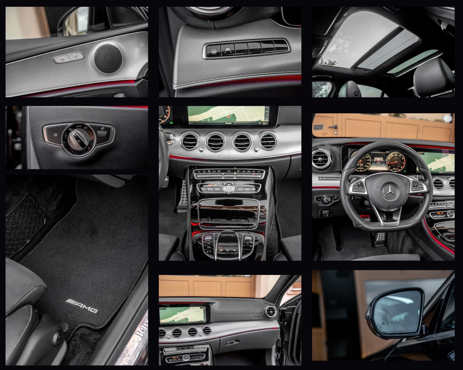 Mercedes-Benz E 220 AMG/9G-TRONIC/DISTRONIC/PANORAMA/360CAMERA/DIGITAL | Mobile.bg   15