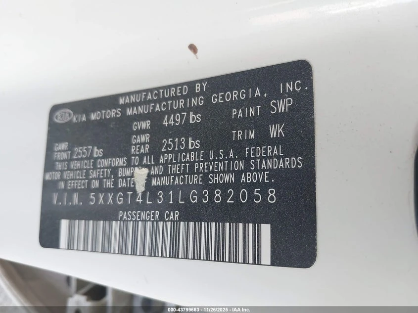 Kia Optima 2.4l Lx, снимка 9 - Автомобили и джипове - 53935392