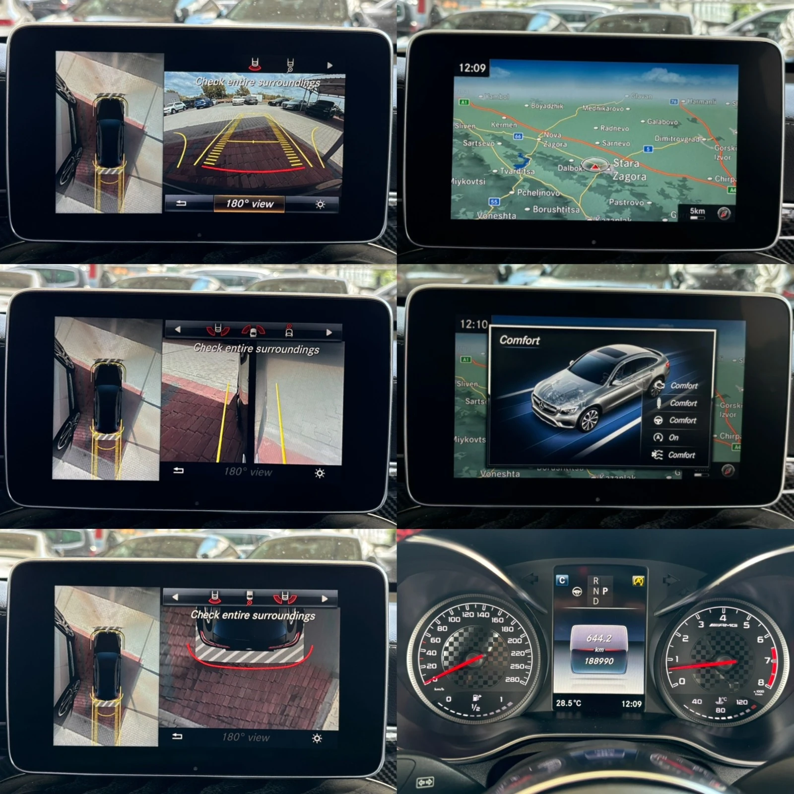 Mercedes-Benz GLC 43 AMG 4MAT#DESIGNO#CARBON#9G-TR#AIRMAT#DISTR | Mobile.bg   14