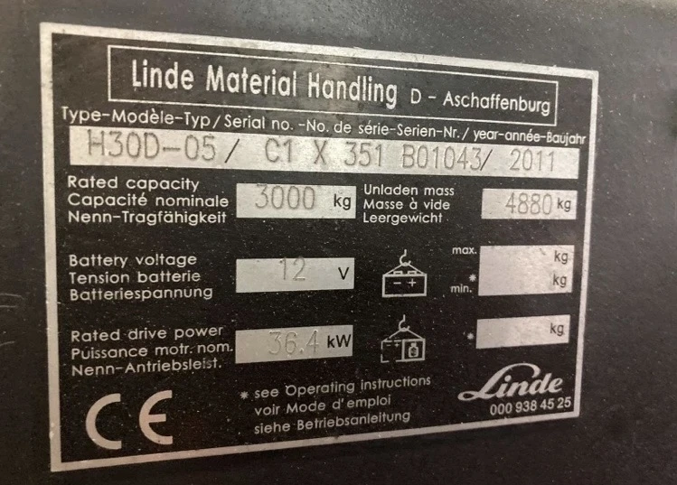 Мотокар Linde H30 4 цилиндъра Deutz, снимка 8 - Индустриална техника - 49187696