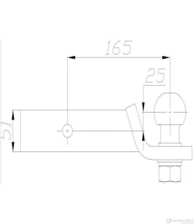 0884333261 Ем Комплект теглич американски стандарт за кемпери, бусове джипове регулируема височина ц, снимка 3