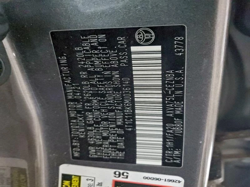 Toyota Camry 2.5L 4 ALL WHEEL DRIVE, снимка 14 - Автомобили и джипове - 53989716