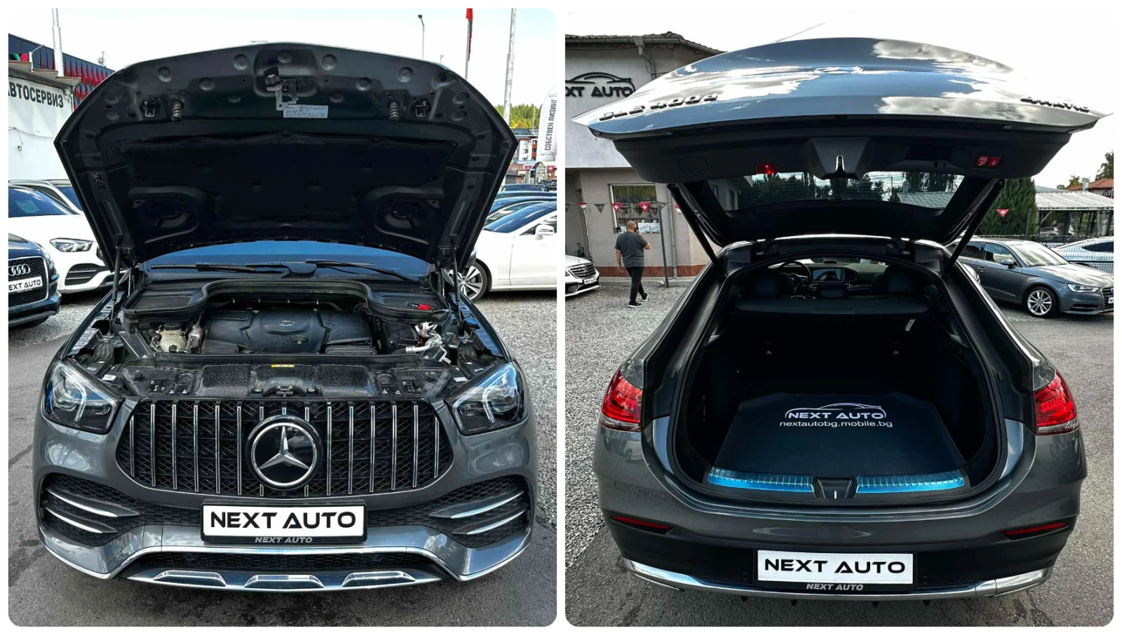 Mercedes-Benz GLE 400 D 330HP AMG LINE HUD BURMESTER ОБДУХВАНЕ PANO, снимка 16 - Автомобили и джипове - 56105205