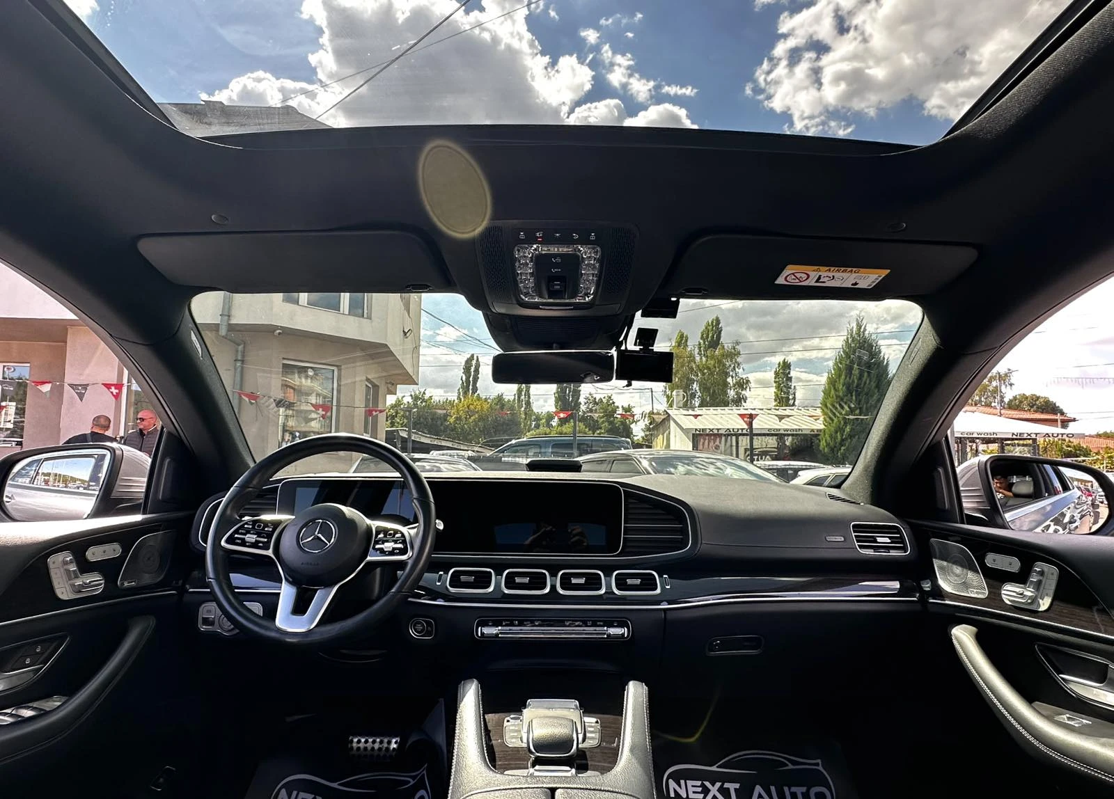 Mercedes-Benz GLE 400 D 330HP AMG LINE HUD BURMESTER ОБДУХВАНЕ PANO, снимка 9 - Автомобили и джипове - 56105205