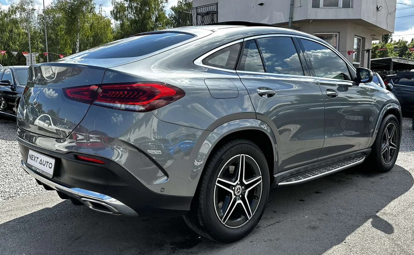 Mercedes-Benz GLE 400 D 330HP AMG LINE HUD BURMESTER ОБДУХВАНЕ PANO, снимка 5 - Автомобили и джипове - 56105205