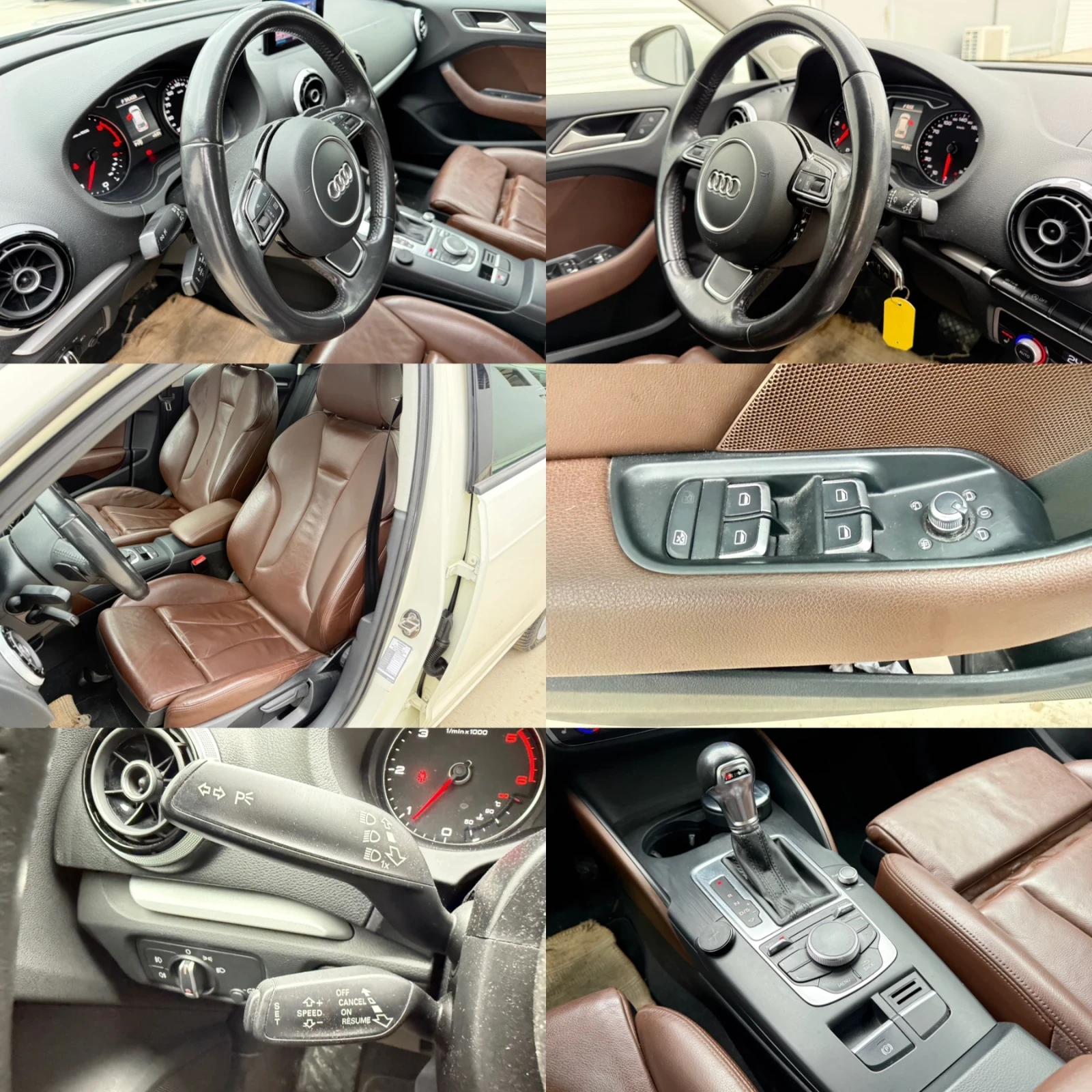 Audi A3 2.0TDI/АВТОМАТ/КОЖА/ОЧАКВАН ВНОС/ОБСЛУЖЕН/ - изображение 8