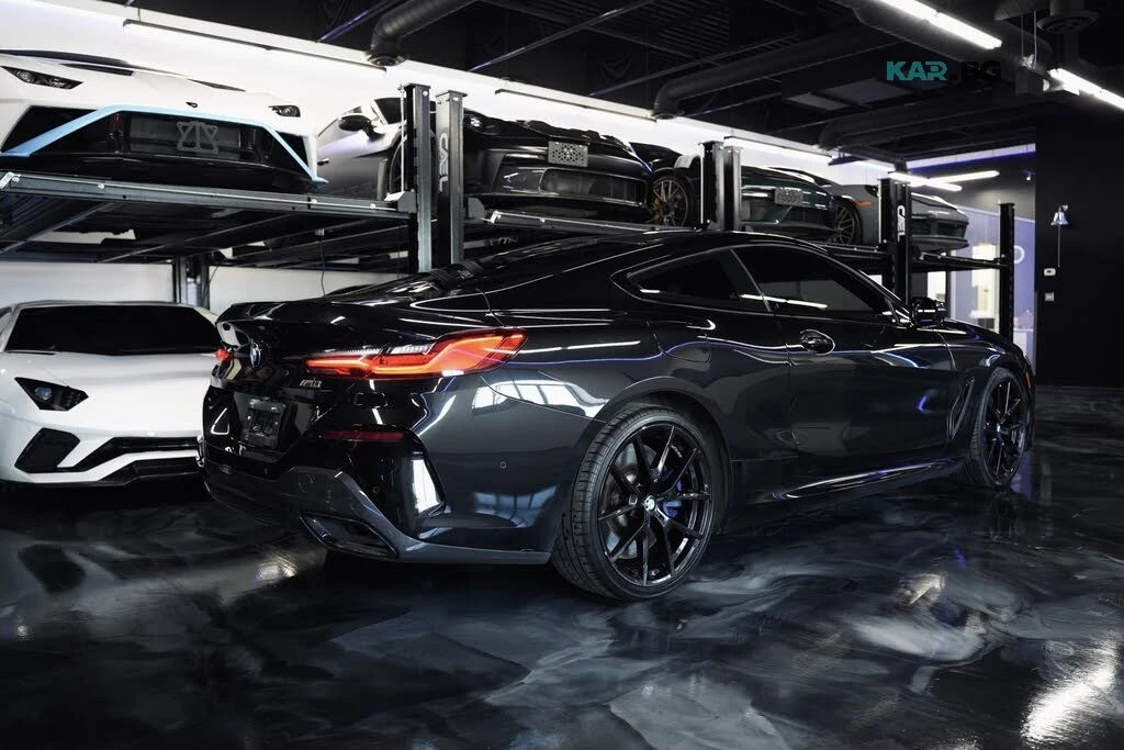 BMW 850 M* ВАКУМ* CARBONROOF* ОБДУХ* LASER* 360* HARMAN* N, снимка 7 - Автомобили и джипове - 55976572