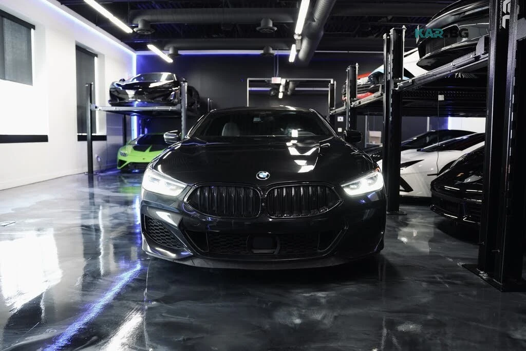BMW 850 M* ВАКУМ* CARBONROOF* ОБДУХ* LASER* 360* HARMAN* N, снимка 3 - Автомобили и джипове - 55976572