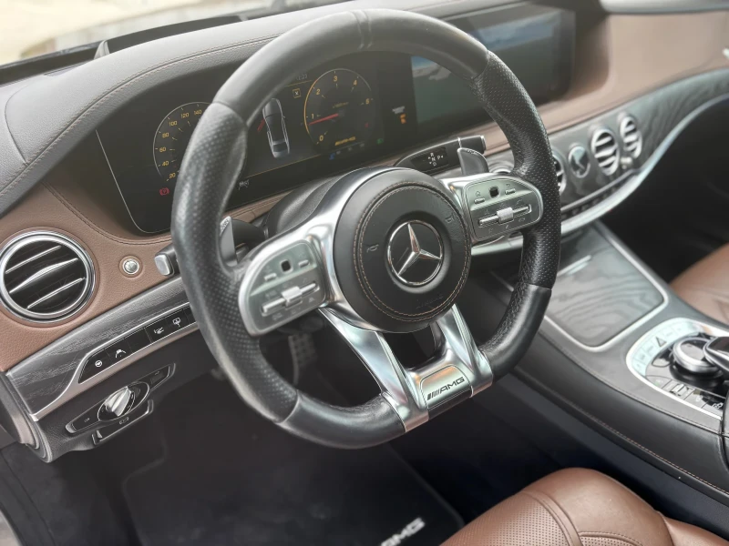 Mercedes-Benz S 350 AMG, Long, 4-Matik, Feis, 360-Kamera, Full, Lizing, снимка 8 - Автомобили и джипове - 52530483