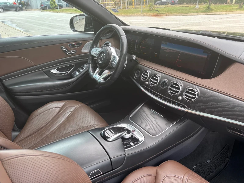 Mercedes-Benz S 350 AMG, Long, 4-Matik, Feis, 360-Kamera, Full, Lizing, снимка 11 - Автомобили и джипове - 52530483