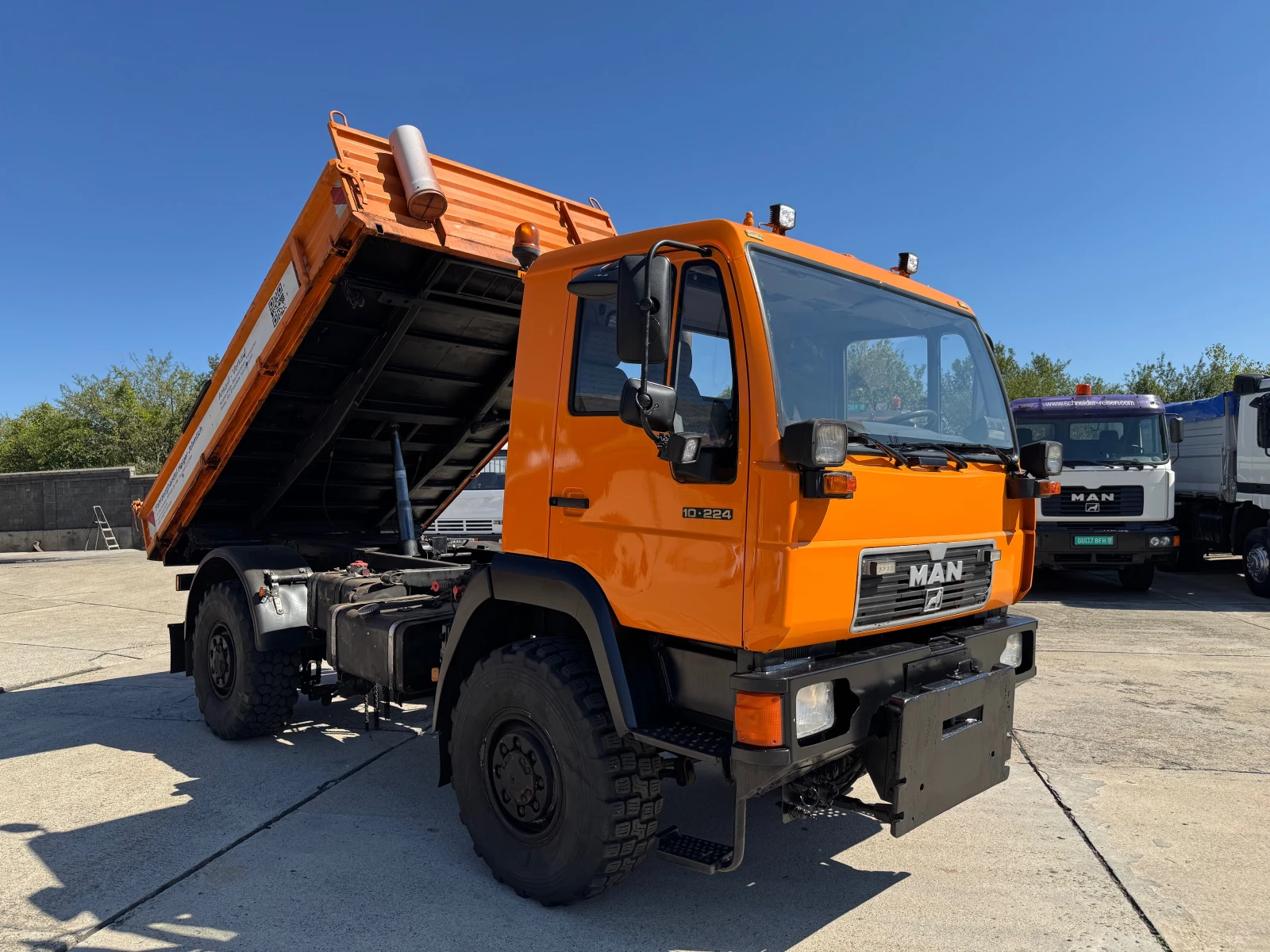 Man 12.224 10.224 , 4x4 самосвал  - изображение 6