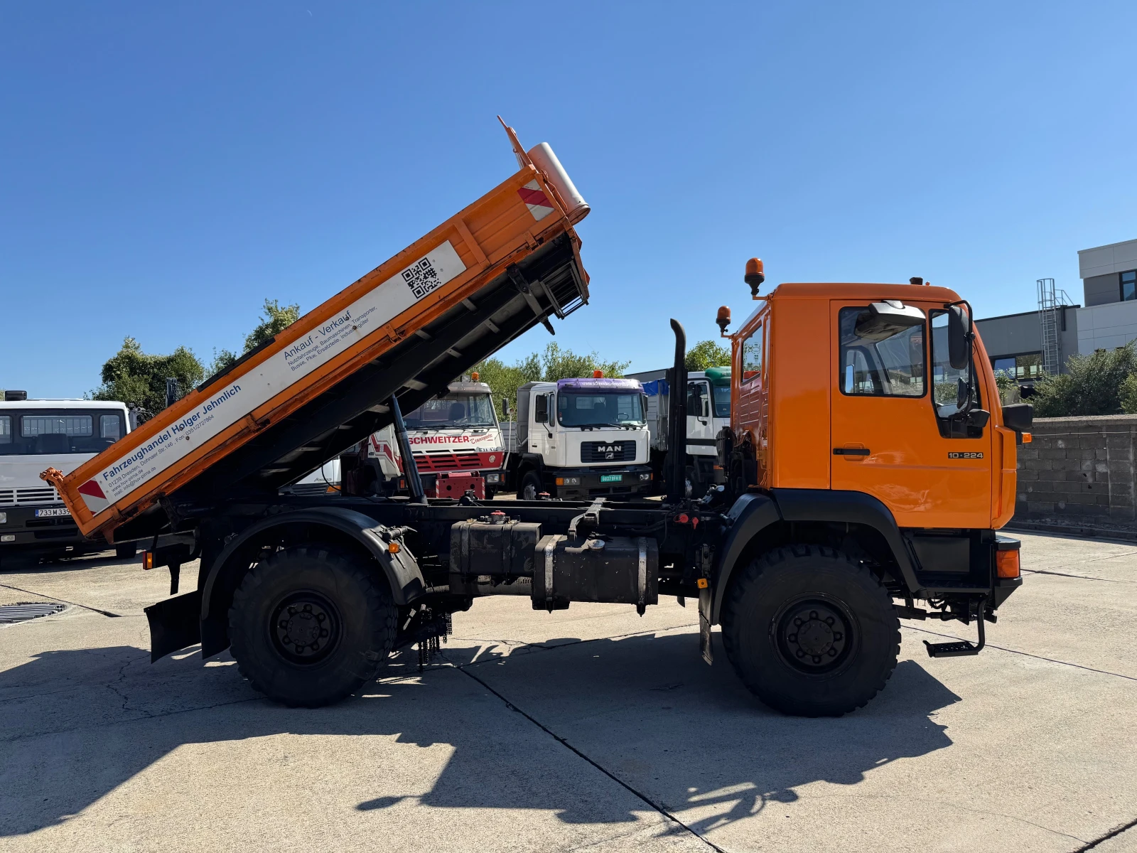 Man 12.224 10.224 , 4x4 самосвал  - изображение 5