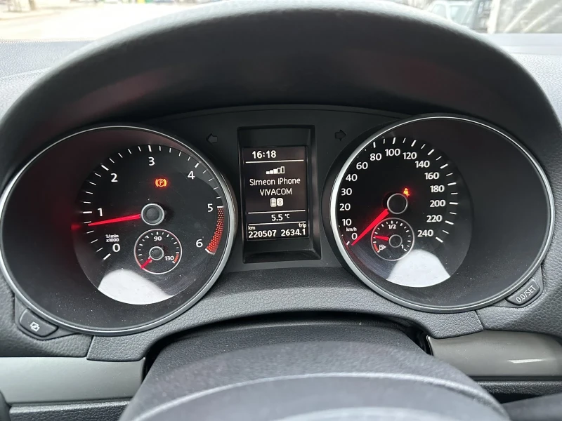 VW Golf 1, 6 TDI 105 к.с. Реални километри, снимка 12 - Автомобили и джипове - 48951407