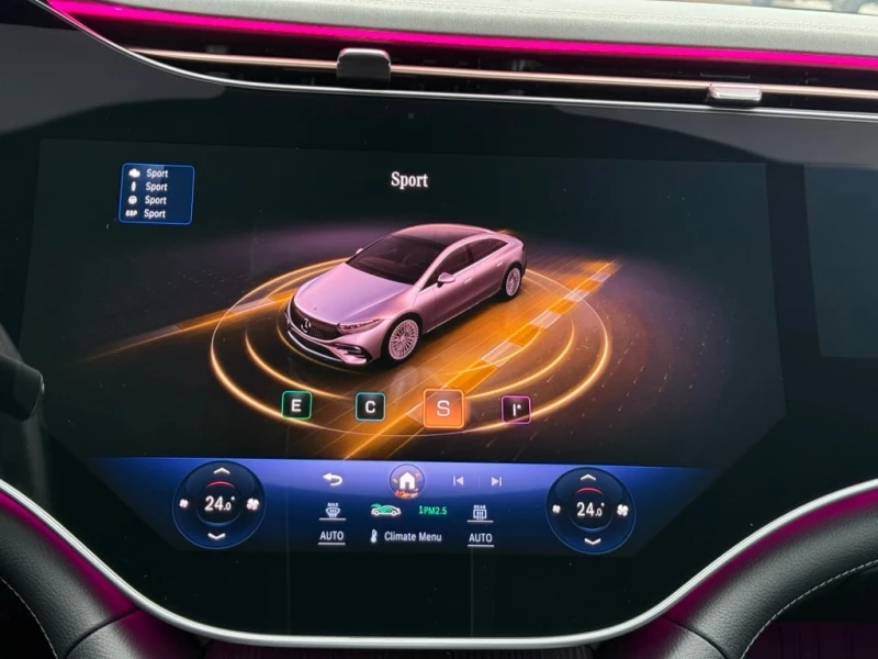 Mercedes-Benz EQS * 580* CARFAX * ОБДУХВАНЕ* 360 КАМЕРИ* ДВА КЛЮЧА* , снимка 16 - Автомобили и джипове - 53359093