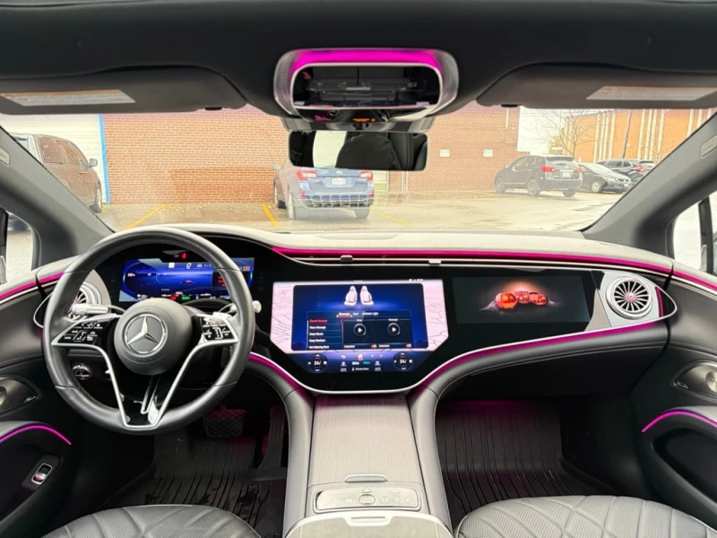 Mercedes-Benz EQS * 580* CARFAX * ОБДУХВАНЕ* 360 КАМЕРИ* ДВА КЛЮЧА* , снимка 9 - Автомобили и джипове - 53359093