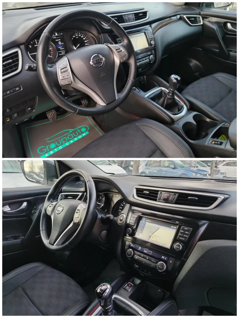 Nissan Qashqai 1.5DCI-110к.с/НАВИГАЦИЯ/ПАНОРАМА/FULL/TEKNA!!! , снимка 9 - Автомобили и джипове - 53263397