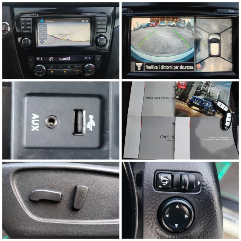 Nissan Qashqai 1.5DCI-110к.с/НАВИГАЦИЯ/ПАНОРАМА/FULL/TEKNA!!! , снимка 13 - Автомобили и джипове - 53263397