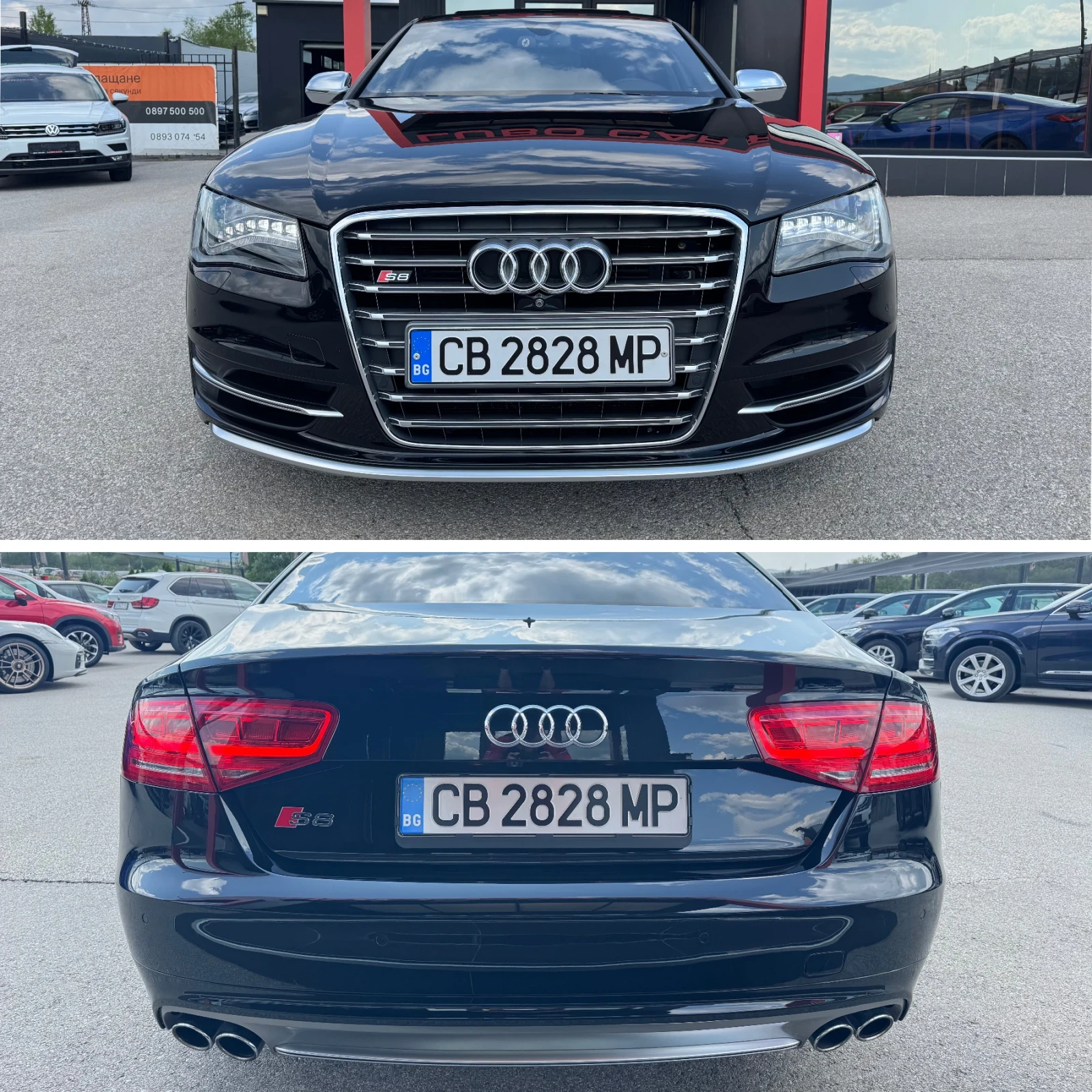 Audi S8 MATRIX-CARBON-CERAMIC-B&O-360* CAM-ОБДУХВАНЕ-ТОП - изображение 7