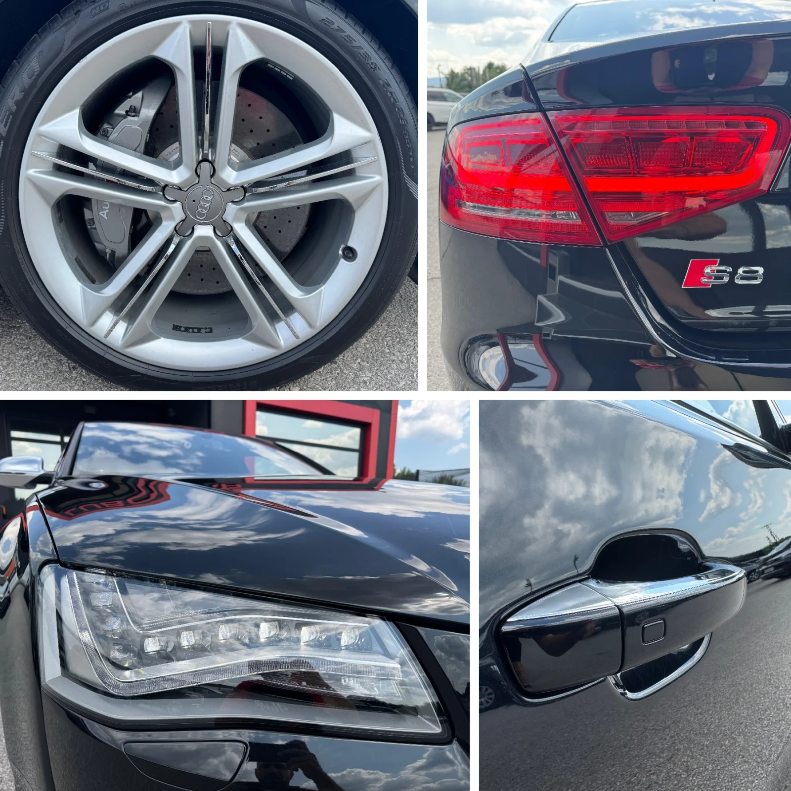 Audi S8 MATRIX-CARBON-CERAMIC-B&O-360* CAM-ОБДУХВАНЕ-ТОП - изображение 8