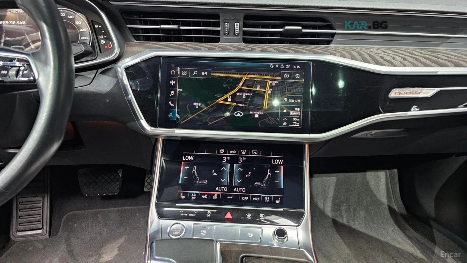 Audi A6 QUATTRO* PREMIUM* ОБДУХВАНЕ* 360* КАМЕРИ* HEADUP* , снимка 12 - Автомобили и джипове - 54767533