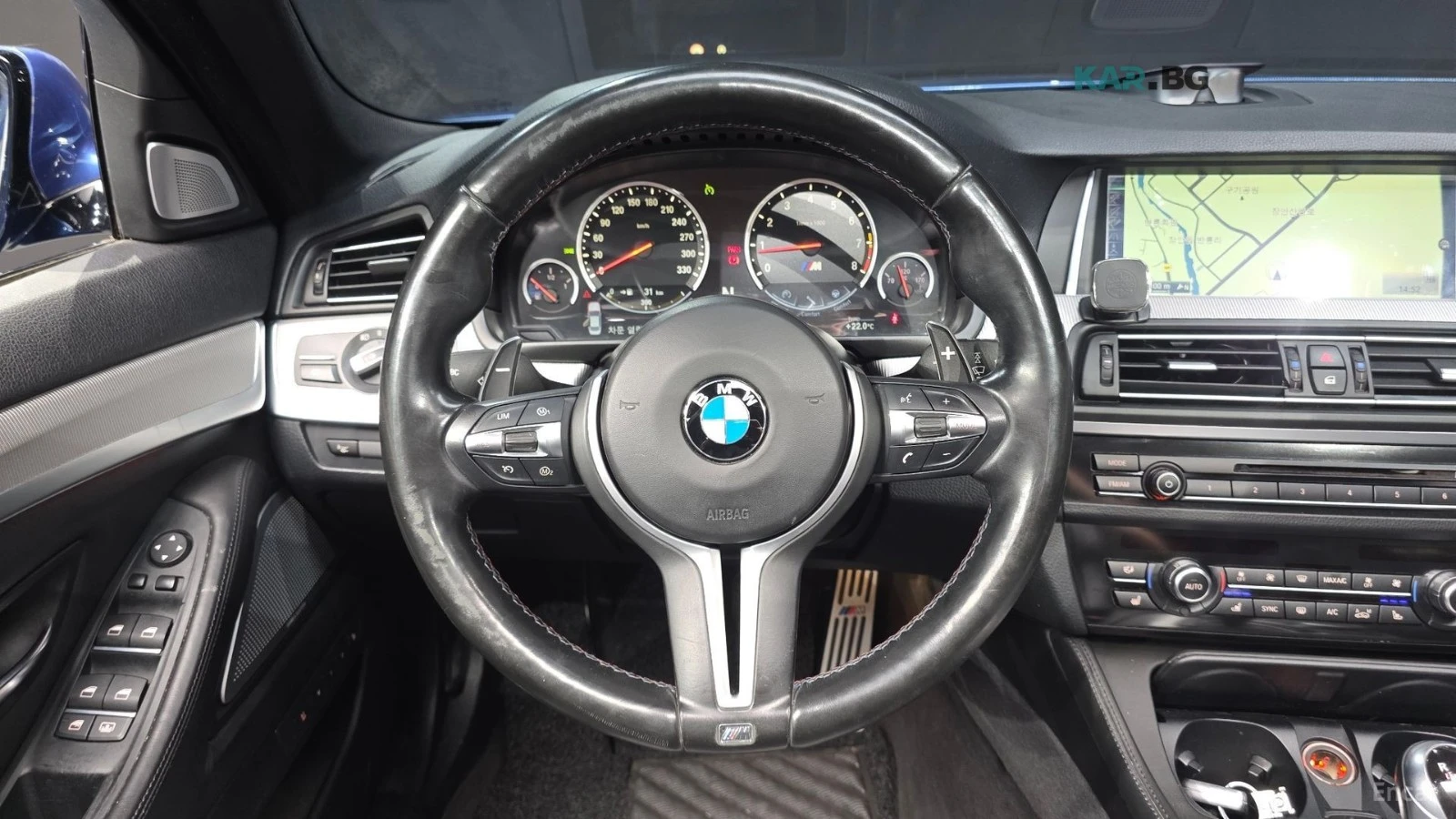 BMW M5 BANG&OLUFSEN / 360 / HEADUP / ОБДУХВАНЕ / ПОДГРЕВИ, снимка 12 - Автомобили и джипове - 54670417