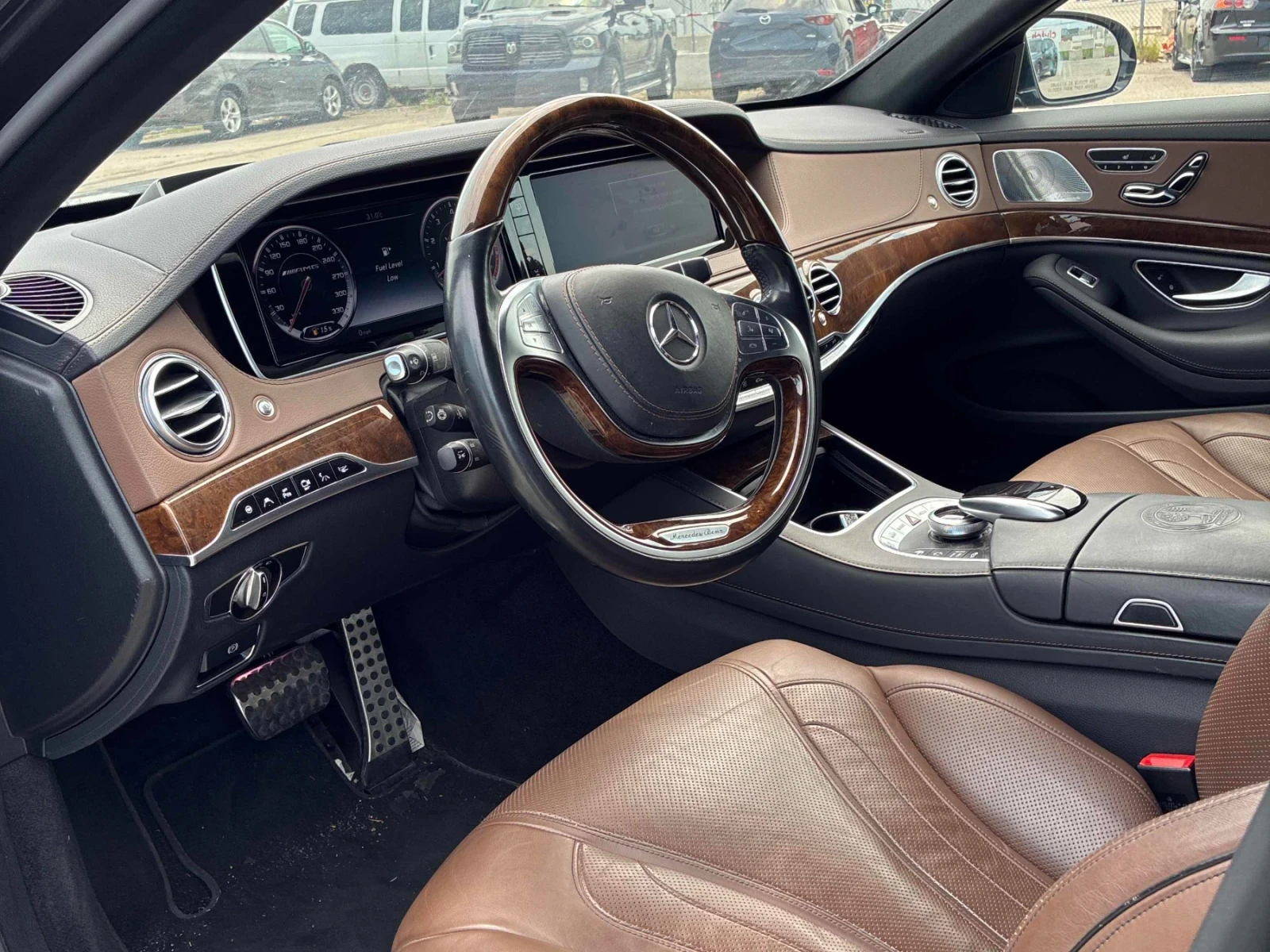 Mercedes-Benz S 63 AMG 63AMG* ПОДГРЕВ* ОБДУХВАНЕ* BURMESTER* CARFAX , снимка 7 - Автомобили и джипове - 55214592
