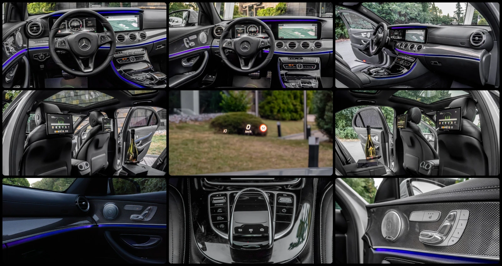 Mercedes-Benz E 220 d* AMG* EXCLUSIVE* PANO* 3xTV, снимка 17 - Автомобили и джипове - 56156510