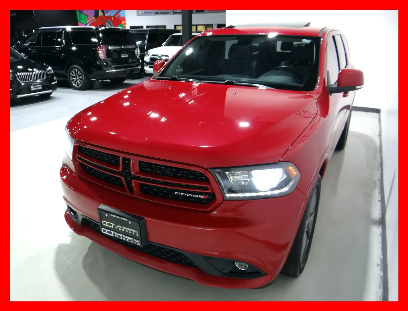 Dodge Durango GT 3.6 AWD / 7 SEATS / TV / BLACK LEATHER , снимка 3 - Автомобили и джипове - 54646542