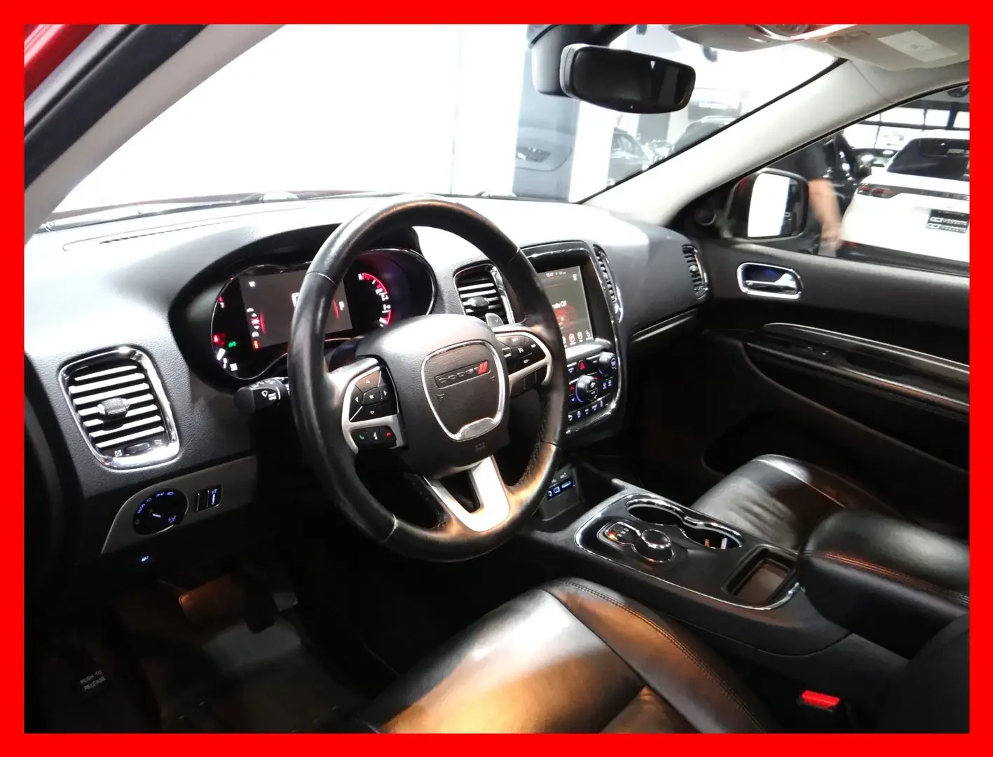 Dodge Durango GT 3.6 AWD / 7 SEATS / TV / BLACK LEATHER , снимка 8 - Автомобили и джипове - 54646542