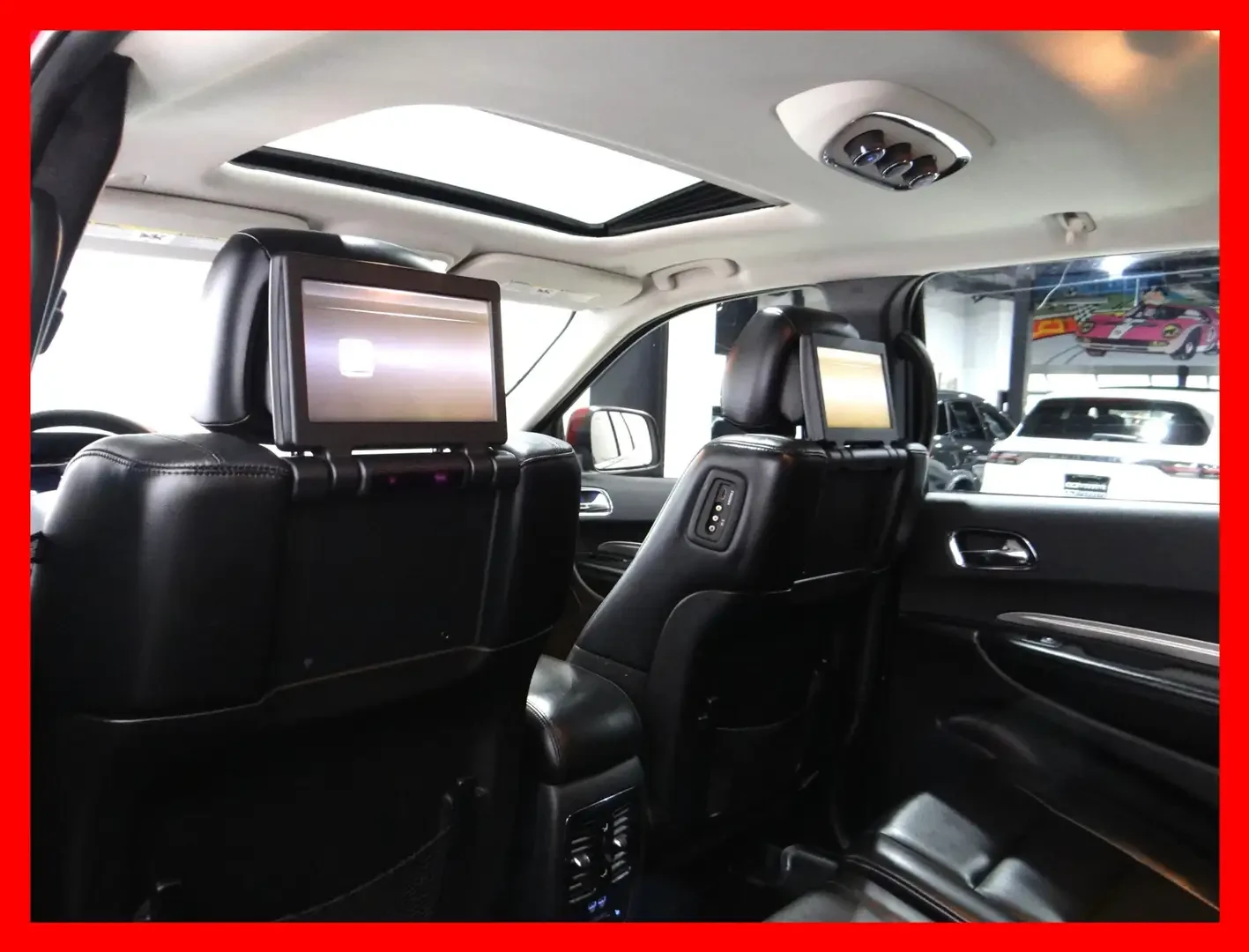 Dodge Durango GT 3.6 AWD / 7 SEATS / TV / BLACK LEATHER , снимка 16 - Автомобили и джипове - 54646542
