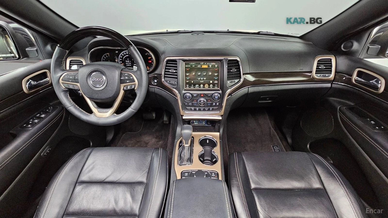 Jeep Grand cherokee OVERLAND 4X4 3.6 ОБДУХВАНЕ ВЪЗДУХ ПАНОРАМА , снимка 6 - Автомобили и джипове - 54961376