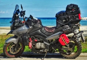 ����� �� �������� �� Suzuki V-strom DL650