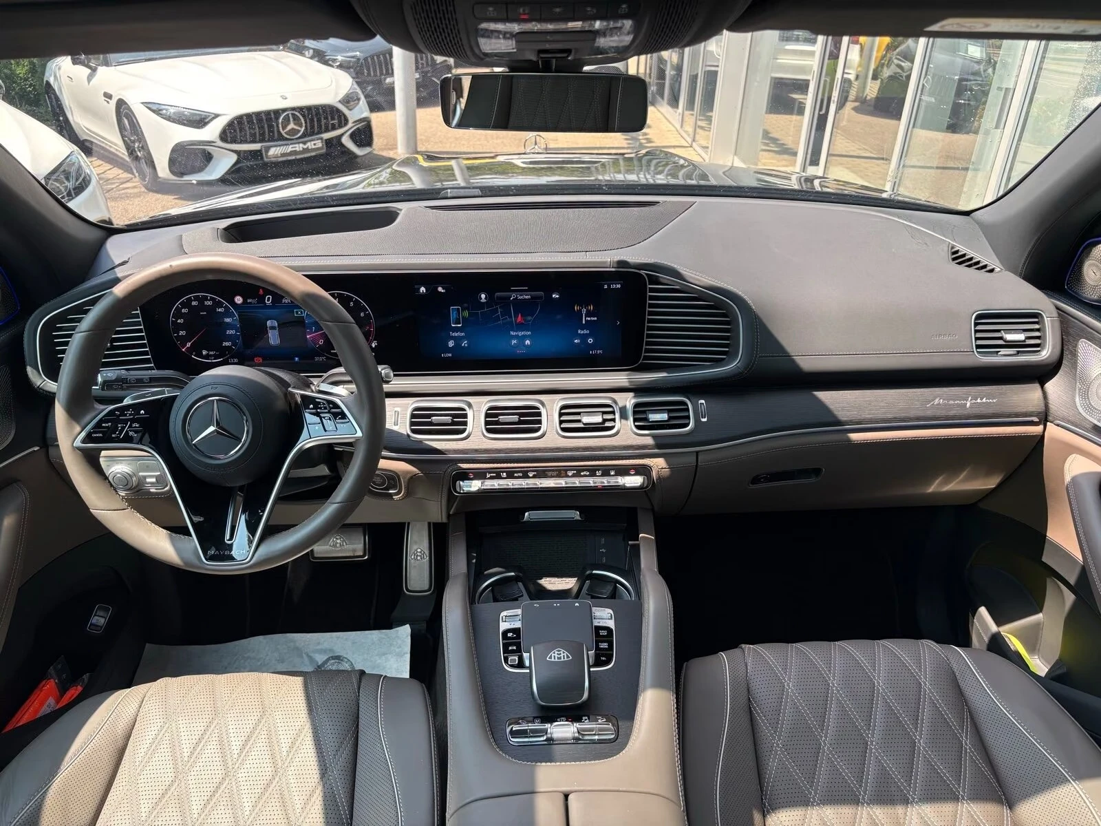 Mercedes-Benz GLS 600 MAYBACH TWO-TONE FIRST-CLASS E-ACTIVE-BODY MANUFAK, снимка 5 - Автомобили и джипове - 56414768