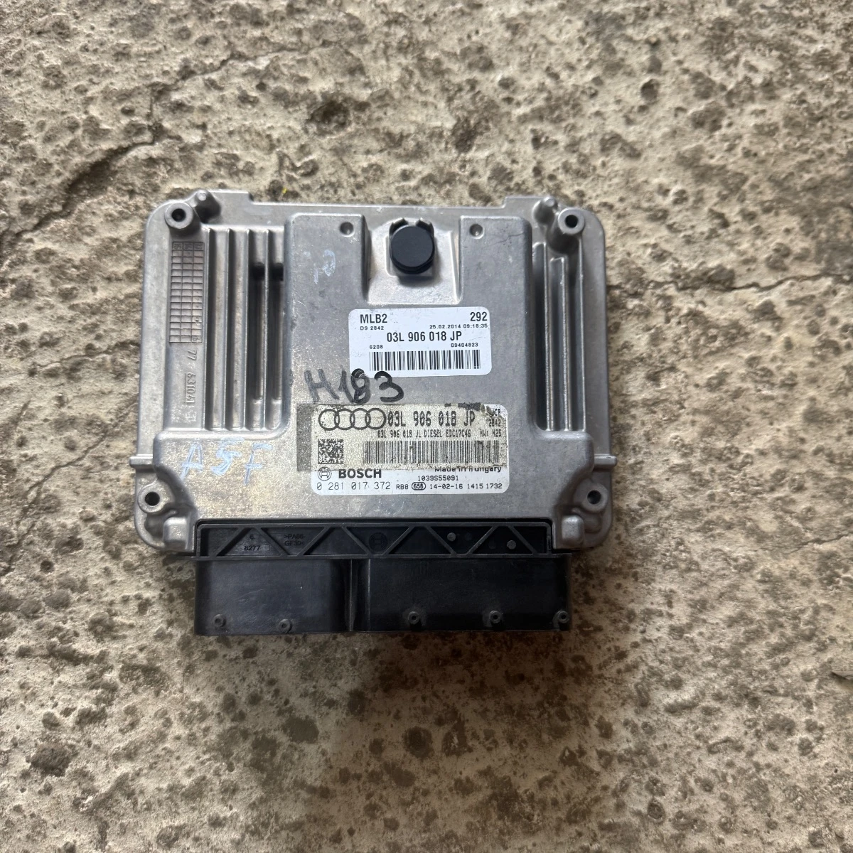 КОМПЮТЪР ECU AUDI A4 A5 Q5 20TDI CJC 03L906018JP ном 183 03L906018JP-183-1454