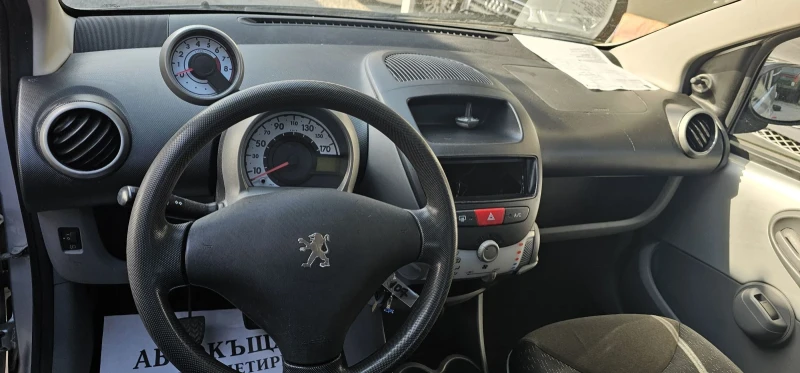 Peugeot 107 72000км 1.0i euro5B климатик, снимка 10 - Автомобили и джипове - 52097402