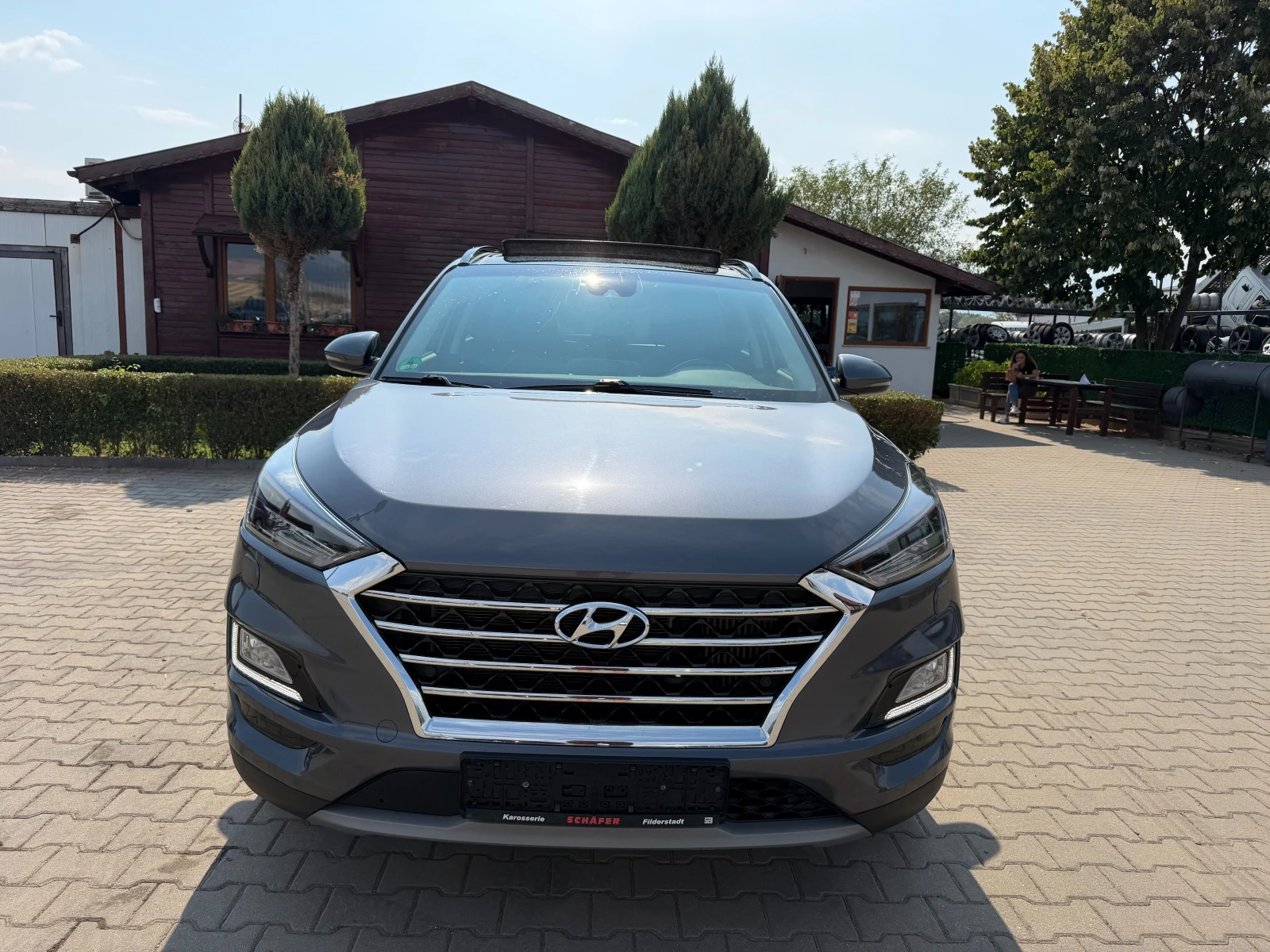 Hyundai Tucson 1.6CRDI 4WD AVTOMAT/NAVI/KOJA/KAMERA EURO 6, снимка 3 - Автомобили и джипове - 56166255