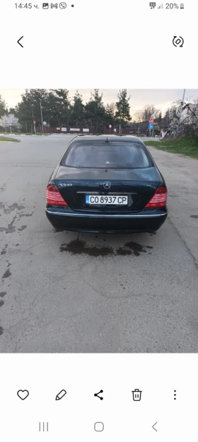 Обява за продажба на Mercedes-Benz S 500 5.0 бензин/газ S-500 Long (306 к.с) 2005 година  ~15 000 лв. - изображение 1