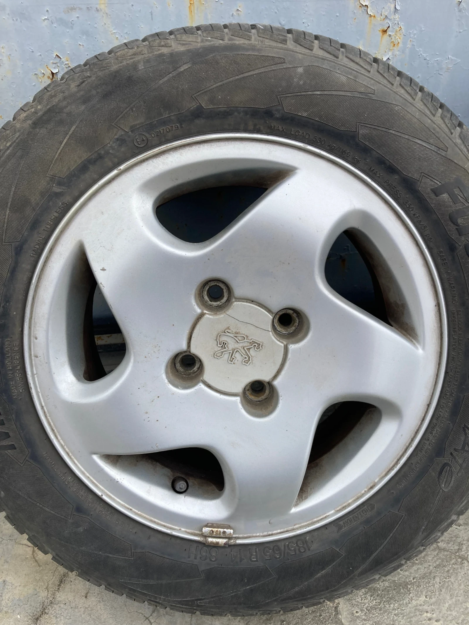 Джанти за Peugeot 206, снимка 2 - Гуми и джанти - 54589623