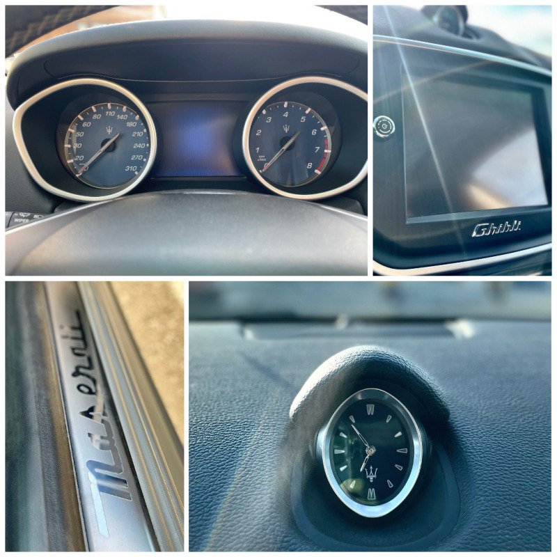 Maserati Ghibli SQ4 4x4 РЕГИСТРИРАН#КАСКО#Keyless#PANORAMA* КРИПТО, снимка 11 - Автомобили и джипове - 45765854