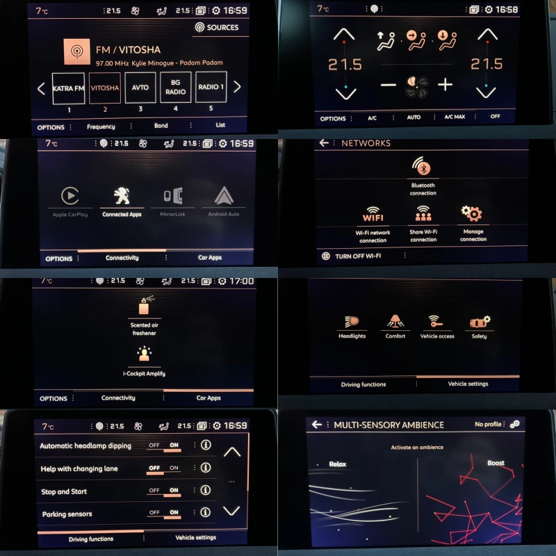 Peugeot 3008 2.0HDI 180к.с GT-LINE * ПЪЛНА СЕРВ. ИСТОРИЯ* , снимка 13 - Автомобили и джипове - 52847981