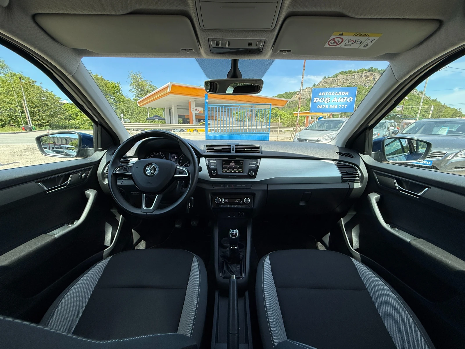 Skoda Fabia 1.4TDI-Дистроник-климатроник-парктроник-LED-TOP!!!, снимка 12 - Автомобили и джипове - 54560279