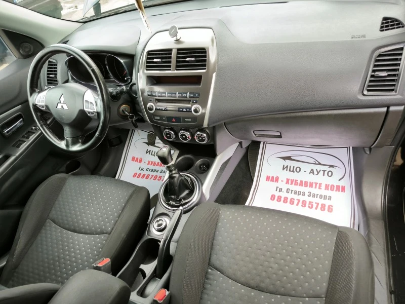 Mitsubishi ASX 1, 8 D-iD-150k.c.-4X4-6 CKОР.EBPO 5В-5%!, снимка 11 - Автомобили и джипове - 46472295