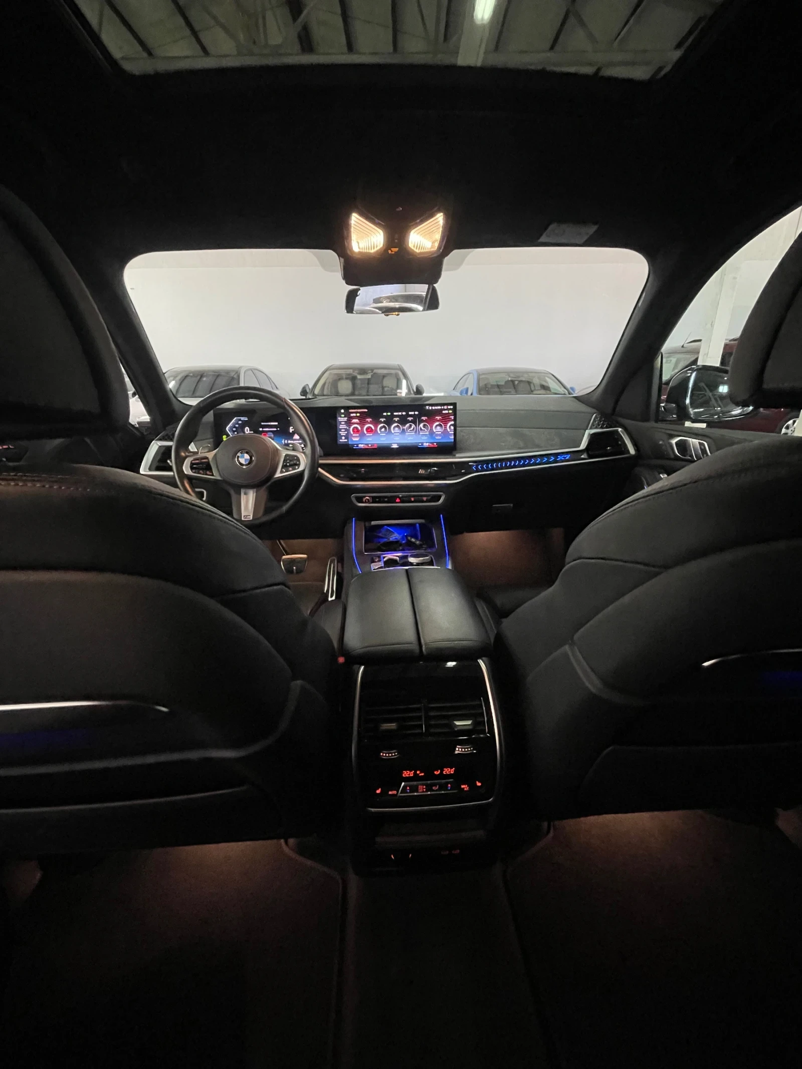 BMW X7 40d/M-sport/individual/360/6+ 1/обдух/вакум/панор/, снимка 9 - Автомобили и джипове - 54271416