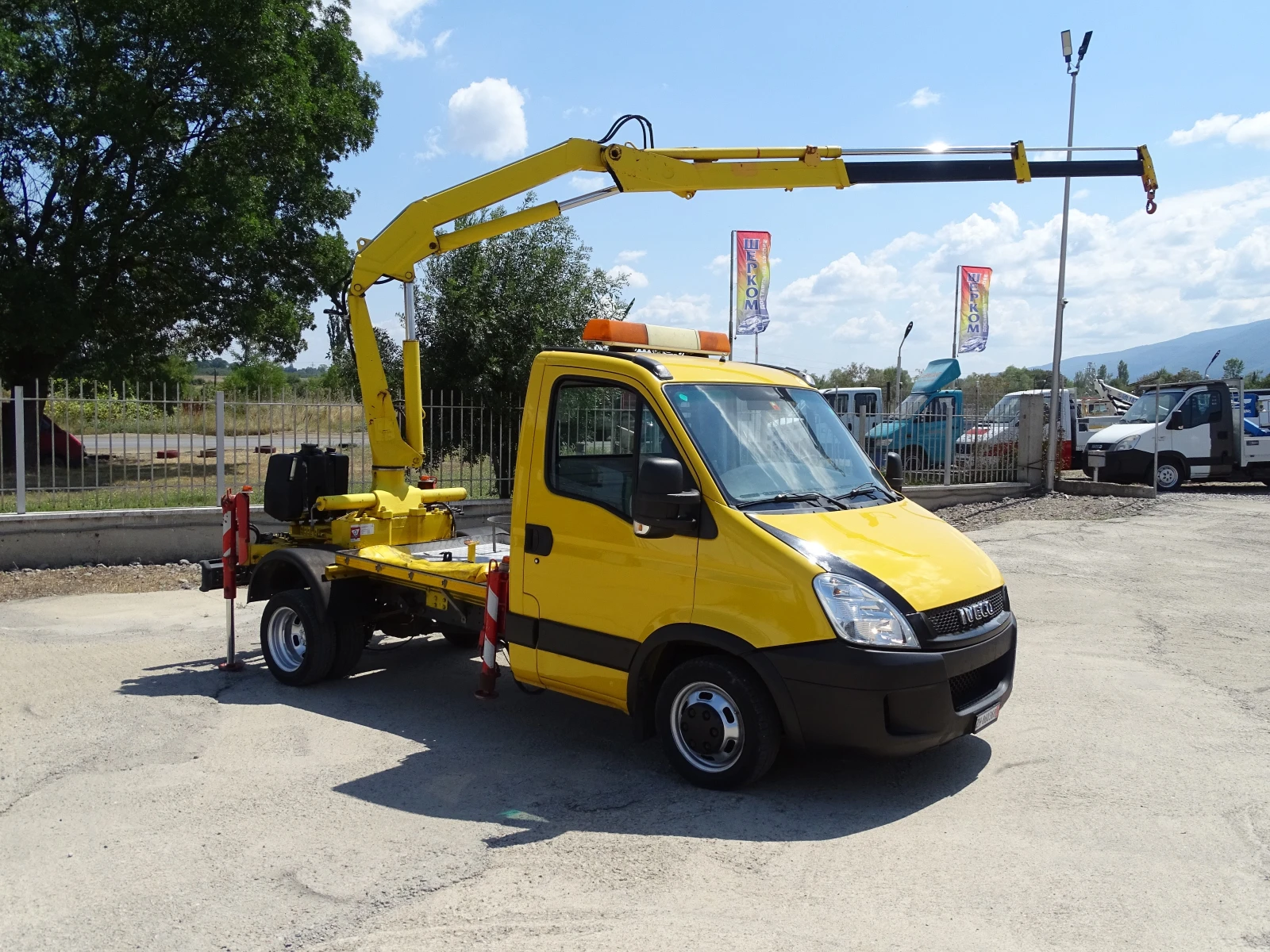 Iveco 35c18 БОРДОВИ С КРАН* 2830кг * НОВ ВНОС ОТ ШВЕЙЦАРИЯ 