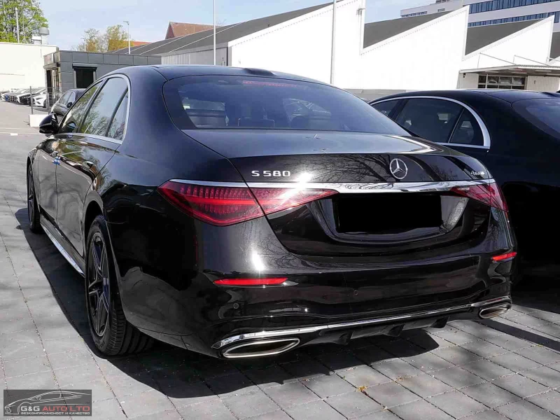Mercedes-Benz S 580 4.0MHEV/503HP/L/BURM/AMG/PANO/HUD/CAM/AMBI/186g, снимка 4 - Автомобили и джипове - 51454231