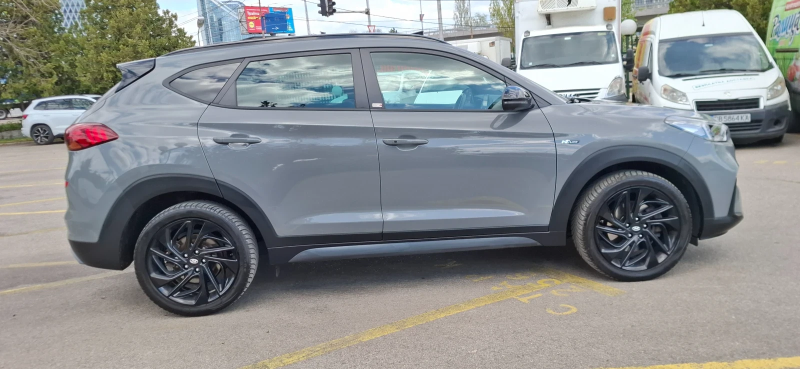 Hyundai Tucson 1.6 Turbo NLine Nardo Grey  Fulllllllllll | Mobile.bg � ����������� 11