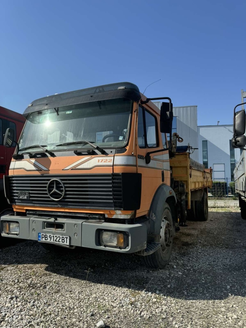 Mercedes-Benz 1722 Самсовал с КРАН 5.65 каросерия 18 тонен, снимка 3 - Камиони - 46060049