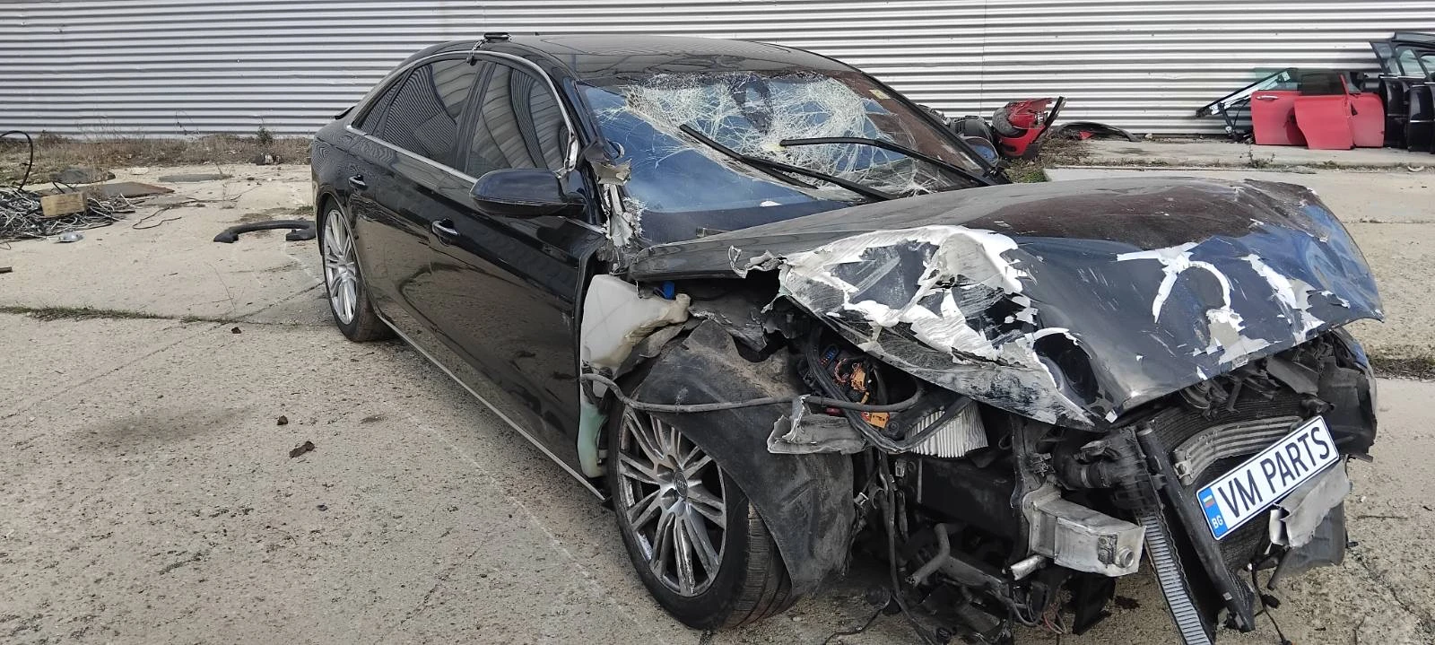 Audi A8 W12 6.3 500HP= ВАКУУМ ТЕЛЕВИЗОРИ = НА ЧАСТИ, снимка 1