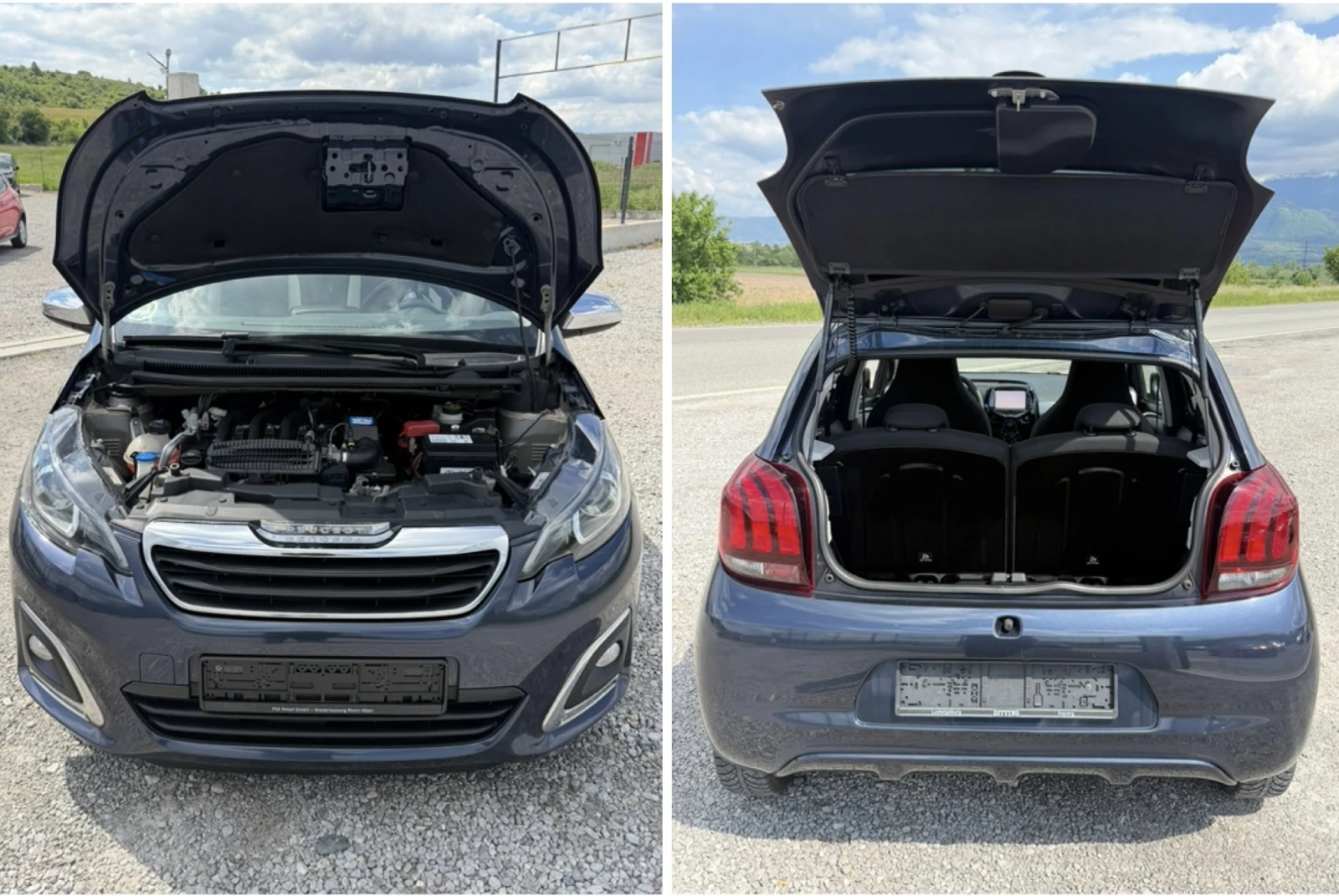 Peugeot 108 1.2i CABRIO LED CAMERA EURO 6 TUV COC, снимка 16 - Автомобили и джипове - 54623206