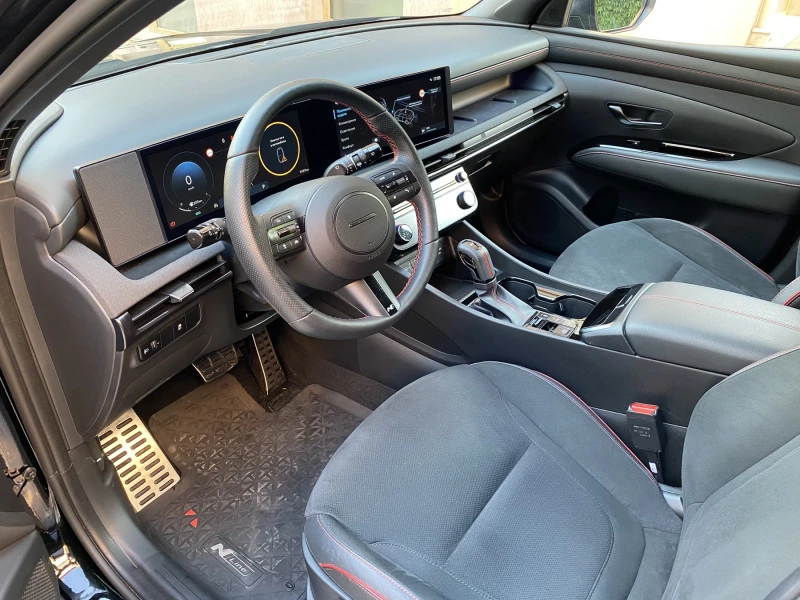 Hyundai Tucson 1.6 T-GDI/N Line/ MHEV / Гаранция до 2030, снимка 10 - Автомобили и джипове - 51100774